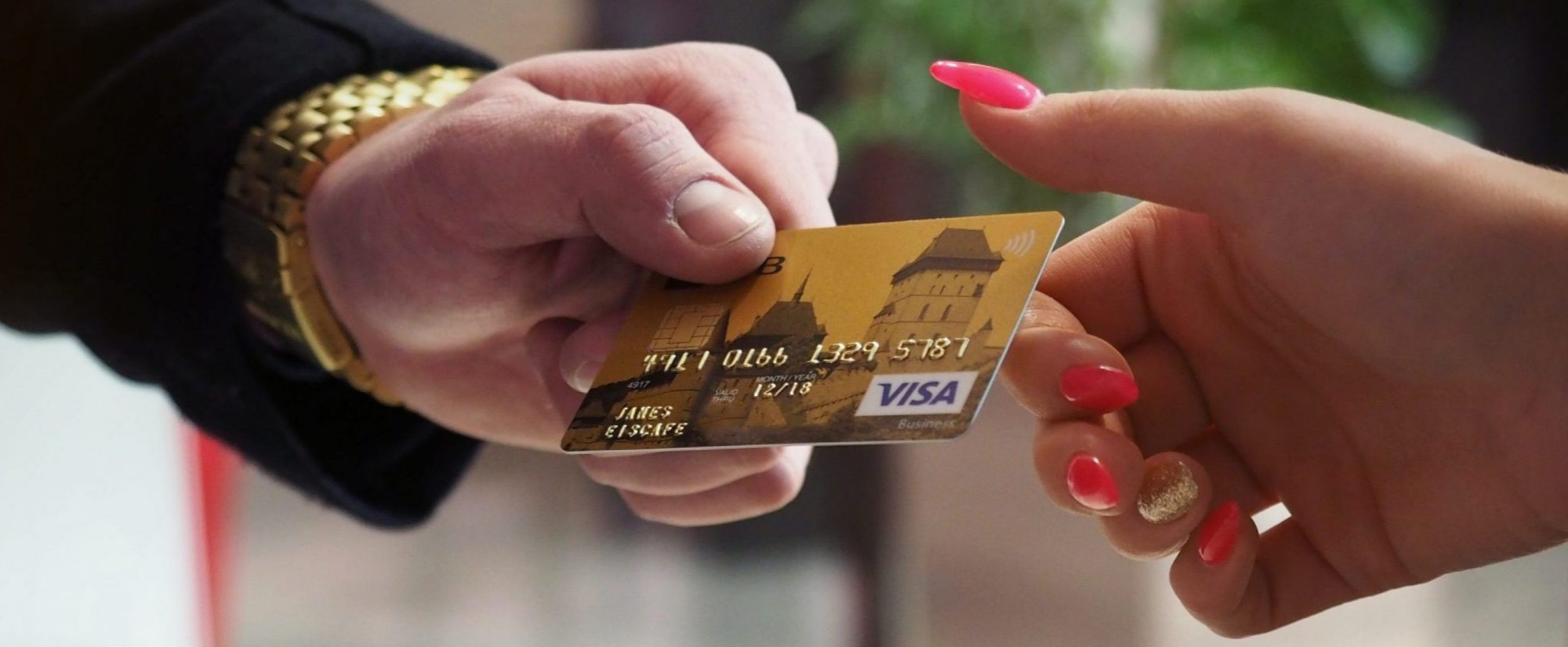gold card hand to hand